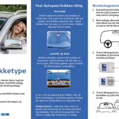 Instrukcja montażu AutoPASS w Norwegii. Dowiedz się, autopass norwegia gdzie kupić i jak zamontować nową naklejkę na szybę.