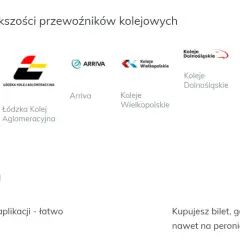 Aplikacja do kupowania biletów PKP i innych przewoźników kolejowych. Kupuj bilety łatwo i wygodnie.