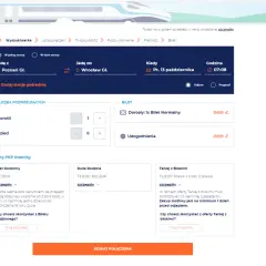 Jak kupić bilet rodzinny PKP przez internet? Wybierz trasę, datę, liczbę pasażerów i sprawdź dostępne oferty, w tym Bilet Rodzinny.