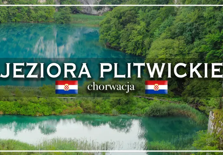 Zadar Jeziora Plitwickie, Chorwacja. Turkusowe wody, bujna zieleń i kamienne klify tworzą malowniczy krajobraz.