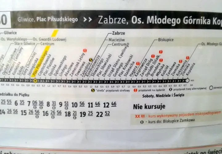 Linia 234 Zabrze-Gliwice: Rozkład jazdy ZTM i jak go sprawdzić?