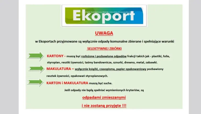 Ekoport Szczecin: Co przyjmą, czego nie? Pełny przewodnik Ksawerego Błaszczyka