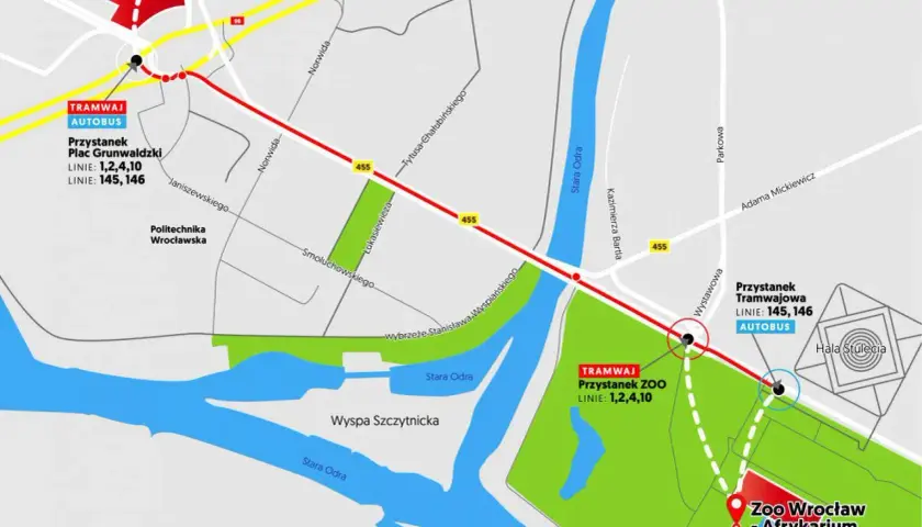 Polbus Pasaż Grunwaldzki: Precyzyjna lokalizacja i dojazd bez stresu