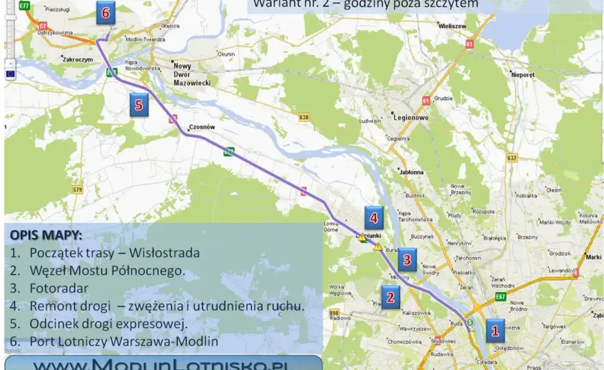 Modlin - Warszawa Centralna: Jaki dojazd wybrać?