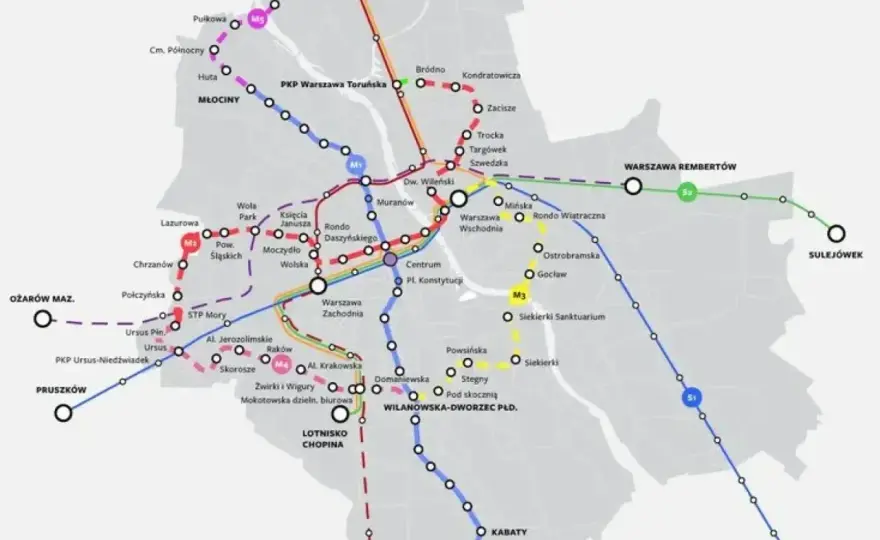 Metro M2 Warszawa - praktyczny przewodnik po stacjach i rozkładzie