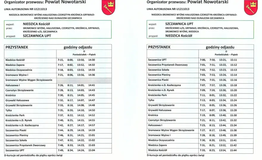Szczawnica - Sromowce Niżne bus cena - Ile realnie zapłacisz?