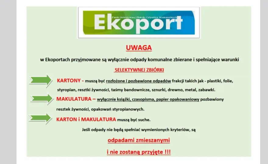Ekoport Szczecin: Co przyjmą, czego nie? Pełny przewodnik Ksawerego Błaszczyka