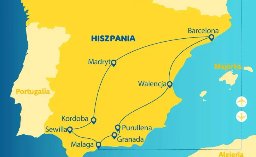 Ile się jedzie autokarem do Hiszpanii - Realne czasy i praktyczne rady
