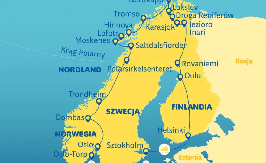 Koło podbiegunowe w Norwegii - Jak przekroczyć i co zobaczyć?